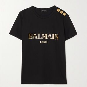 Balmain Logo T-shirt NWT Size 38